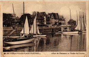 CPA DEAUVILLE Plage Fleurie Port de Plaisance. Yachts de Courses (422330)