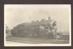 RPPC ALBANY NEW YORK CENTRAL RAILROAD TRAIN ENGINE 1912 REAL PHOTO POSTCARD