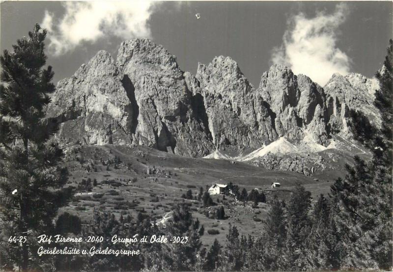 Italy Rifugio Firenze Gruppo Odle Italia 1961