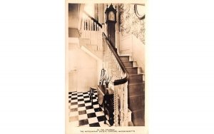 The Stairway in Concord, Massachusetts The Antiquarian Society, Real Photo.