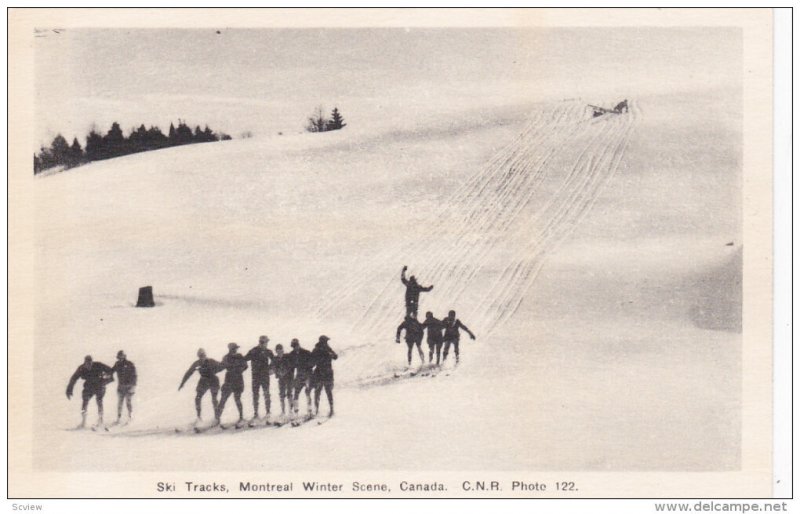 Ski Tracks , Montreal , Canada , 20-40s