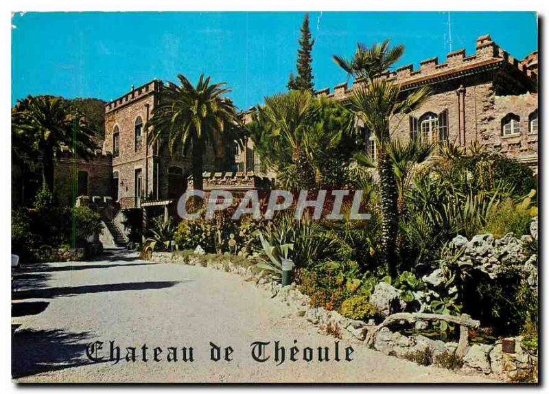 Postcard Old Theoule Sea Riviera Chateau Holidays C.C.A.S. Center