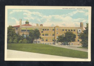 INDIANA PENNSYLVANIA PA. HOSPITAL BUILDING VINTAGE POSTCARD