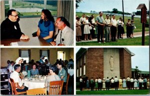 Marydale Retreat House Multi View Erlanger KY Vintage Postcard H35