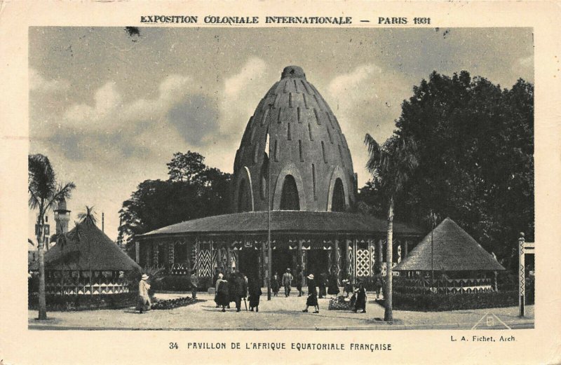 French Equatorial Africa, International Colonial Expo, Paris 1931, Used Postcard