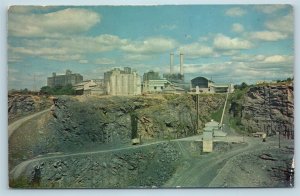 Postcard PA Nazareth Lone Star Cement Corporation Plant & Quarry c1950s U15