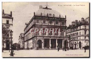 Old Postcard Le Havre Grand Theater