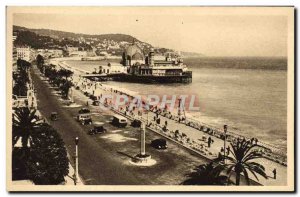 Old Postcard Nice Promenade Des Anglais And Casino De La Jetee