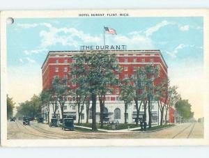 Punch Hole Damage W-Border DURRANT HOTEL Flint Michigan MI B4496