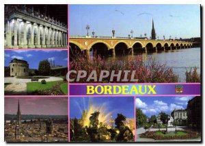 Modern Postcard Images of France Aquitaine Bordeaux Atmosphere and reflection...