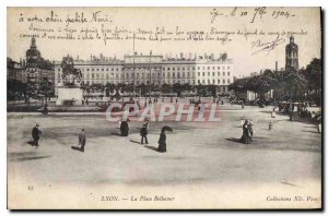 Postcard Old Lyon Place Bellecour