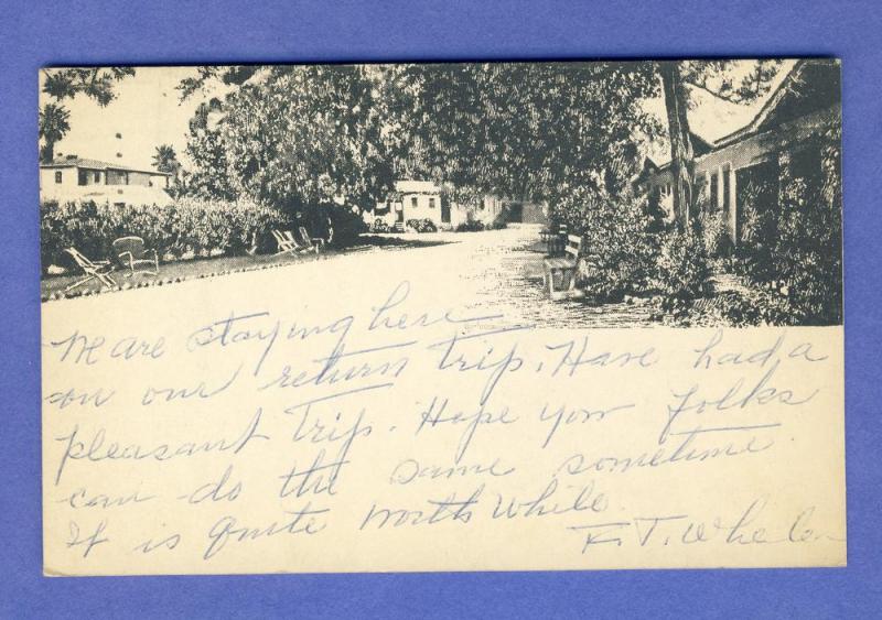 2-Sided Pasadena, California/CA Postcard, Gypsy Trail Motel