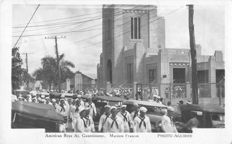 Guantanamo Cuba American Navy Real Photo Vintage Non Postcard Back JA4741616