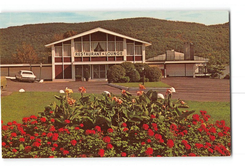 Lake George New York NY Vintage Postcard The Georgian Hotel Front View