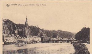 Belgium Dinant Quai de Meusse Avant la guerre 1914-1918