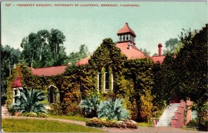UC University of California Berkeley Cal Chemistry Building Postcard c1915