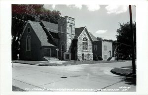 RPPC Postcard; St Paul's Lutheran Church, Anamosa IA Jones County, LL Cook H111H