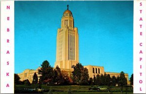 Nebraska State Capitol Lincoln NE Postcard UNP VTG Unused Vintage Chrome 