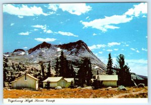 VOGELSANG HIGH SIERRA CAMP, Yosemite National Park CA ~ 4x6 Postcard