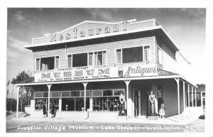 Lake Stevens Washington Frontier Village Museum Real Photo Postcard K97154