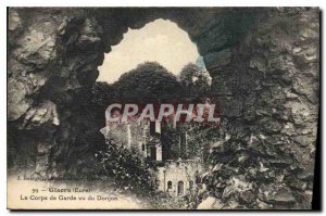 Old Postcard Gisors Eure Le Corps de Garde saw Dungeon