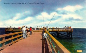 Texas Corpus Christi Fishing Pier On Padre Island