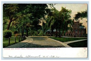 1906 Dodge And Murry Hall Princeton University New Jersey NJ Antique Postcard 
