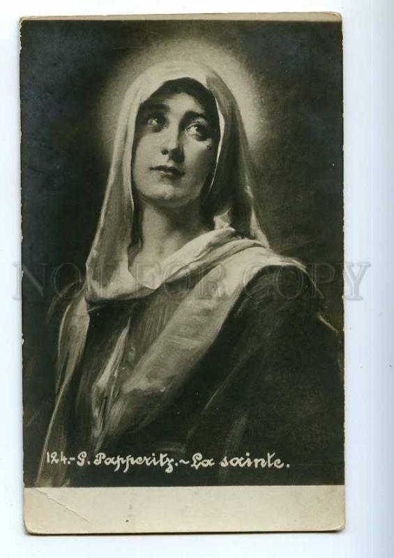 215125 Saint BELLE Madonna by PAPPERITZ Vintage postcard