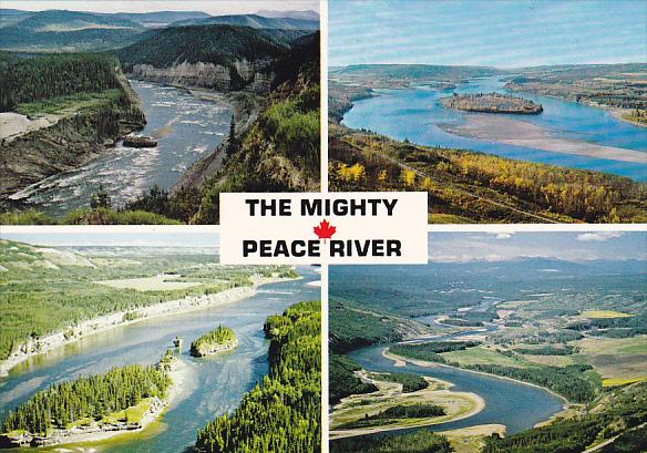 Canada Multi View Peace River Alberta