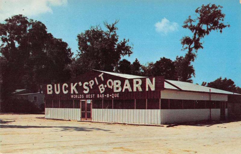 South Daytona Florida Buck S Barn Bar B Que Restaurant Vintage