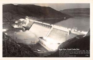 Arlington Washington Grand Coulee Dam Real Photo Antique Postcard K62842