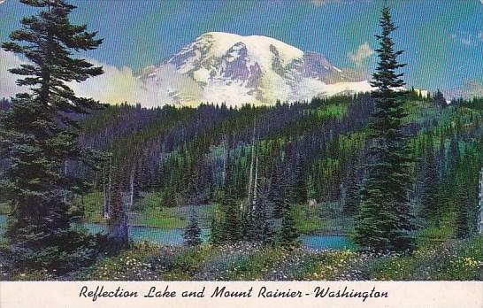 Reflection Lake And Mount Rainier Washington