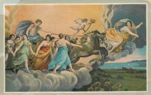 Fine art postcard painting Rome l' Aurora Guido Reni