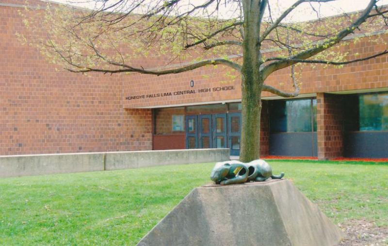 Honeoye Falls-Lima High School Main Entrance - Honeoye Falls NY, New York