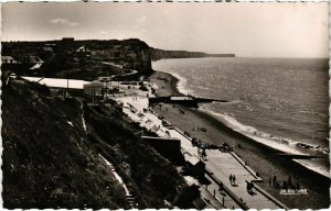 CPA VEULES-les-ROSES - Vue générale de la plage (105672)