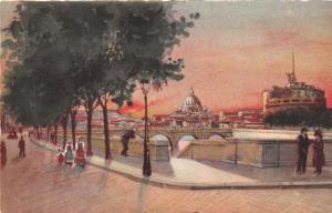 ROME ROMA ITALY LOT OF 3 ARTIST DRAWN POSTCARDS BY A TRALDI OF MILANO