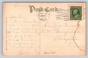 1909  Oaklawn  Rhode Island  Postcard