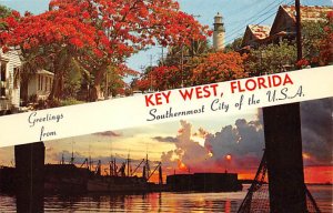Greetings From Key West Florida Southernmost City of the USA - Key West, Flor...