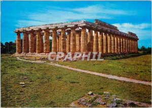 Modern Postcard Basilica Paestum