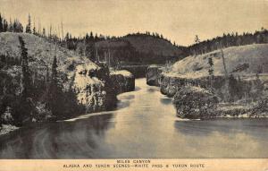 White Pass Yukon Route Miles Canyon Whitehorse Antique Postcard K86981