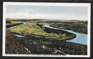 Moccasin Bend & City From Lookout Mountain Chattanooga Tennessee Unused c1920s