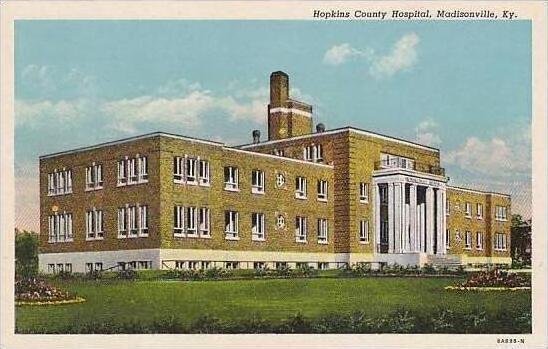 Kentucky Madisonville Hopkins County Hospital Curteich