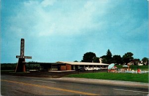 Vtg Front Royal Virginia VA Twin Rivers Motel Unused Chrome Postcard