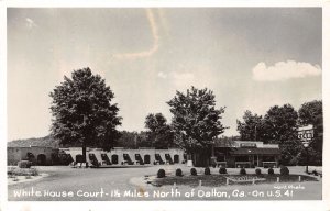 J46/ Dalton Georgia RPPC Postcard c1950s Cline White House Court US 41  120