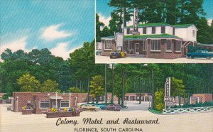 South Carolina Florence Colony Motel And Restaurant