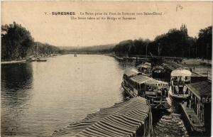 CPA SURESNES - La Seine prise du Pont-de-SURESNES vers St-CLOUD (740697)