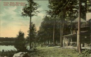 Greenville ME Crows Nest Moosehead Lake c1910 Postcard