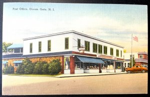 Vintage Postcard 1955 Post Office Ocean Gate New Jersey