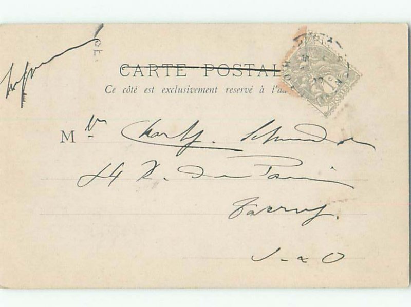 foreign Pre-1907 Risque CUPID WITH NUDE WOMAN AB7207