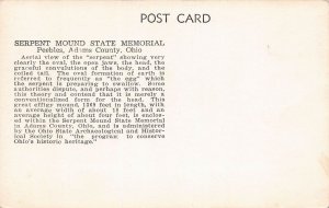 J80/ Serpent Mound Ohio RPPC Postcard c1940s Native American Indian 114